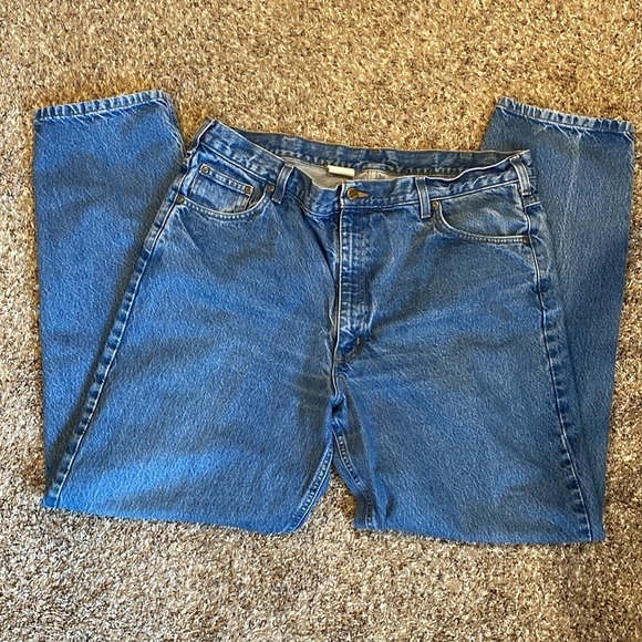 Mens Carhartt Jeans Relaxed Fit 42x34 - Picture 3 of 4